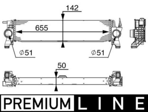 Mahle CI153000P -knecht-behr Cı153000p Turboşarj Radyatörü Vito W447 14 4475010501 ürün görseli 1