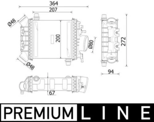 Mahle CI547000P -knecht-behr Cı547000p Turboşarj Radyatörü Mercedes W205 W212 W213 W166 W222 C217 A2760900214 ürün görseli 1
