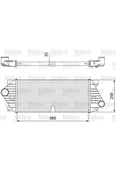 Valeo 818635 Turbo Radyatörü Mercedes Class W163ml 270 Cdı 163. ürün görseli 1