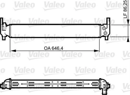 Valeo 735310  Turbo Radyatörü Polo V 09- 1.2 Tsi 1.4 Tdi 1.4 Tsi / 536946342 ürün görseli 1
