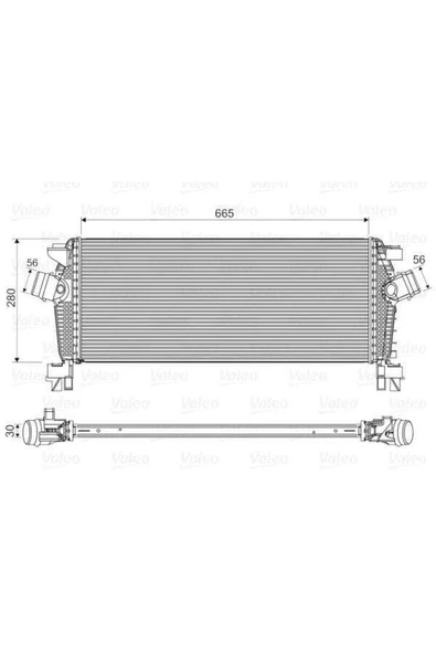 Valeo 818566  Turbo Radyatörü Astra-zafira ürün görseli 1