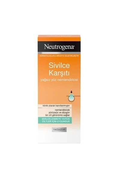 Neutrogena Sivilce Karşıtı Yağsız Yüz Nemlendiricisi 50ml - Resim 3