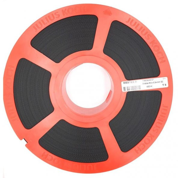 Julius Koch Webtex 8x0,34 mm Brisoley Pancur Kaldırma Bantı Siyah  JKTX80G234121 ürün görseli 1