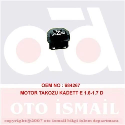 Doğru Kauçuk 649  Motor Takozu Kadett E 1.6 1.7 D ürün görseli 1