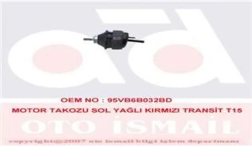 MKS 432 MKS MOTOR TAKOZU SOL YAGLI YESIL TRANSIT T15 ürün görseli 1