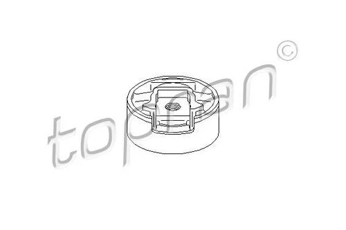 TOPRAN 110136001 Şanzıman Takozu Üst Yuvarlak-(Vw:Golf 04 - /Jetta/Caddy/Audi: A3 04- /Seat: Leon 06- ) ürün görseli 1