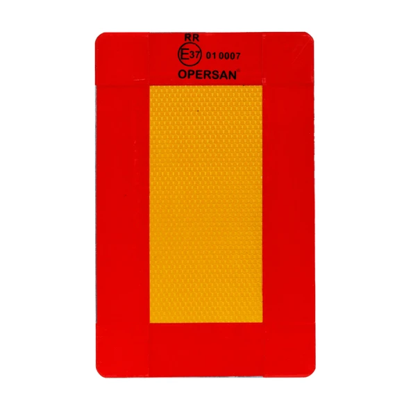Mega Oto Market Opersan Reflektör Çekici Römork Tır Kamyon Tabel 1 mm Aluminyum Sac 22x36 cm Kısa Dikdörtgen 1 Adet ürün görseli 1