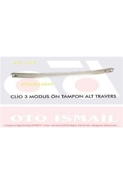 Vitesse 197  Tampon Traversı Ön Alt CLIO III ürün görseli 1