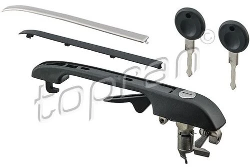 Topran 102878001  755 Kapı Dış Açma Kolu Sol Ön Anahtarlı Golf II-Passat 82 88 - Polo 85 94 - Jetta II ürün görseli 1