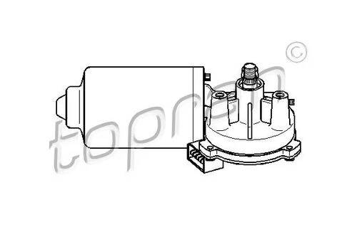 Topran 108792001  Silecek Motoru-(Vw: Caddy 96-03/Bora/Golf IV/Poloclassıc/Golf III/Vento/Polo 96-02) ürün görseli 1