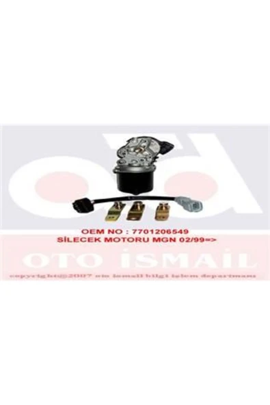 Valeo 579223  SİLECEK MOTORU MEGANE I  1.4 1.6 2.0 ürün görseli 1