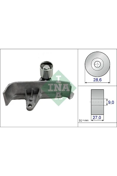 INA 532060110 Triger Gergi Bılyası Passat-a4-a6 1.8t 2.0 2001-2005 Awt-altına- 06b109477a 06a109243a 06a1 ürün görseli 1