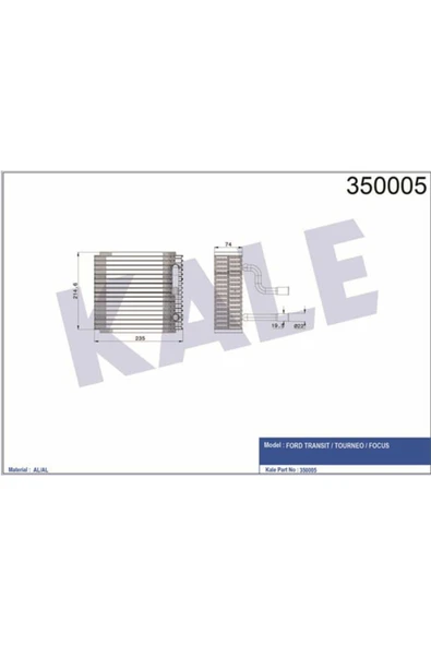 Kale 350005  EVAPORATÖR TOURNEOFOCUS ürün görseli 1
