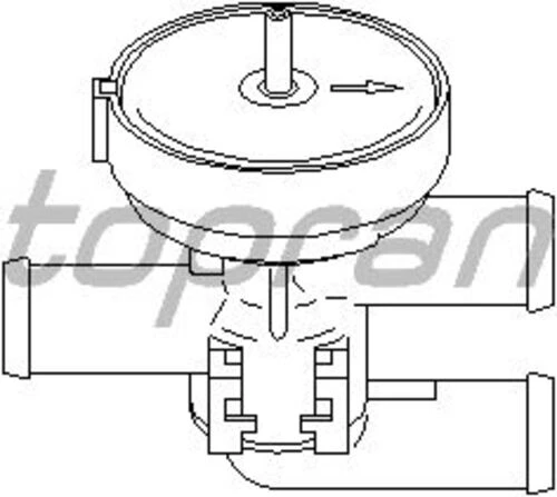 Topran 206241001  Soğutma Valfi (Opel: Astra F Corsa B Vectra A-B) ürün görseli 1