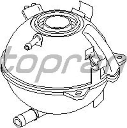 Topran 110055001  Radyatör Su Deposu-(Vw: Golf V/Jetta/Passat/Scırocco/Tiguan/Audi: A3 04- ürün görseli 1