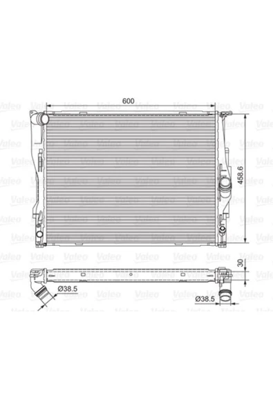 Valeo 701542 Radyatör Bmw 1 Serisi E81/e82/ E87 / E88 ürün görseli 1