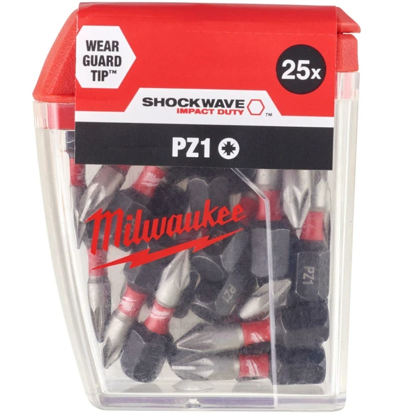 Milwaukee Bits Uç PZ1 25 MM PK(25) 4932430861 ürün görseli 1