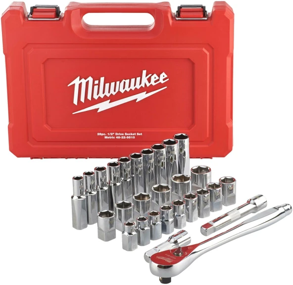 Milwaukee Cırcırlı Lokma Seti 1/2 28 Parça 4932471864 ürün görseli 1