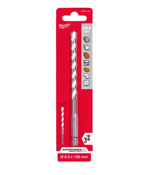 Milwaukee Multi Materyal Matkap Ucu 6.5x100 MM 4932471100 ürün görseli 1