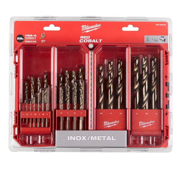 Milwaukee Metal Matkap Ucu Seti 25 Parça 4932493868 ürün görseli 1
