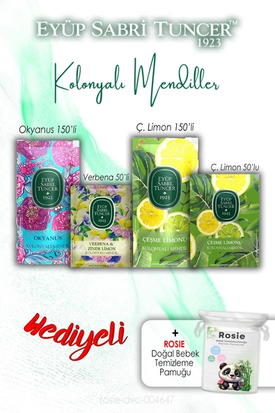 Kolonyalı Mendiller Okyanus, Verbena ve Çeşme Limonu ve ROSIE ürün görseli 1