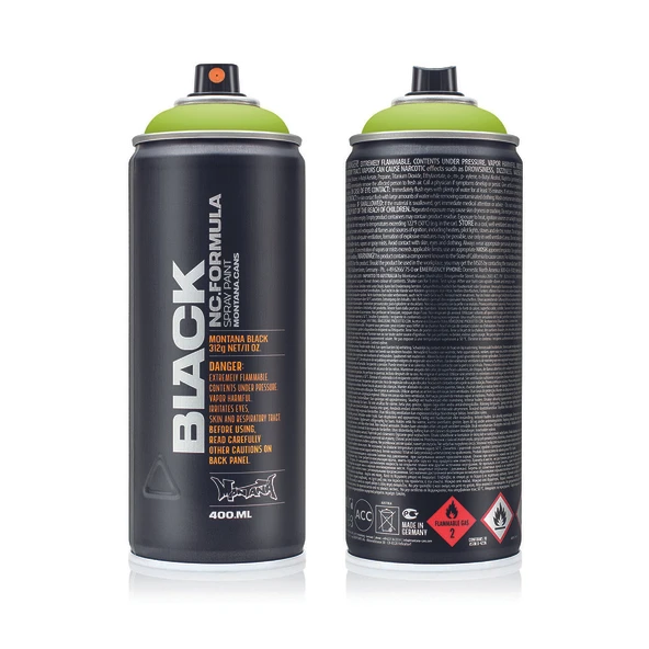 Montana Black Sprey Boya 400ml Slimer BLK6010 ürün görseli 1