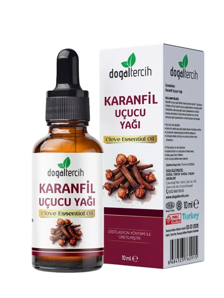 Doğaltercih Karanfil Uçucu Yağı 10 ML - Katkısız Saf Karanfil Yağı ürün görseli 1