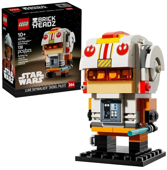Lego Star Wars Luke Skywalker (Rebel Pilot) Brickheadz 40795 ürün görseli 1
