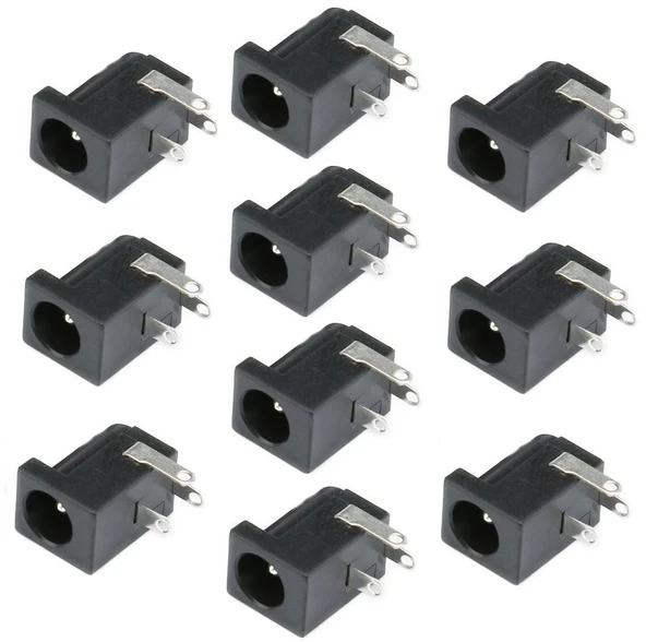 Arduino Power Güç Giriş Konnektörü PCB Şase Tip (2.1mm) - 10 Adet ürün görseli 1