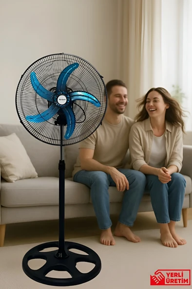 Airstorr Vantilatör Venüs 18" Sanayi Salınım Fan - 80w Güc 150cm Uzunluk ürün görseli 1