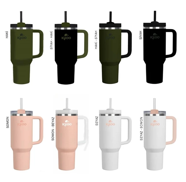 İgloo Stadler Thermo-Mug 1.2 Litre Pipetli Termos Bardak ürün görseli 1