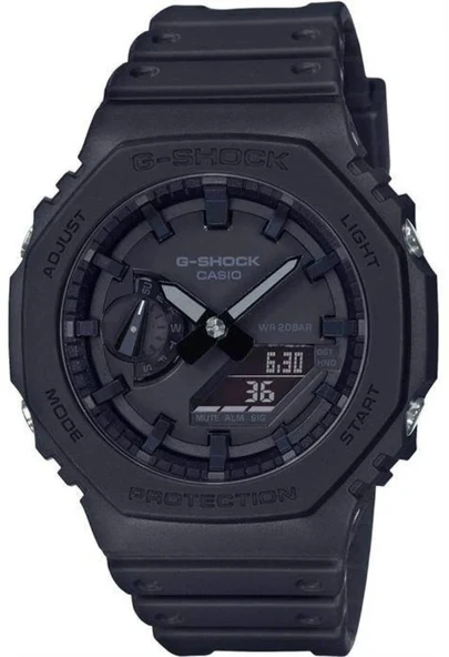 CASIO G-SHOCK GA-2100-1A1DR SİYAH SİLİKON KORDON ANALOG/DİJİTAL ERKEK KOL SAATİ ürün görseli 1