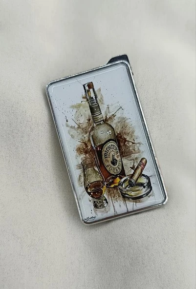 Çakmak Resimli Gazlı Doldurulabilir Metal Çakmak 17945 ürün görseli 1