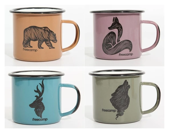 Freecamp Campers Emaye Kupa Mug 350 ML ürün görseli 1