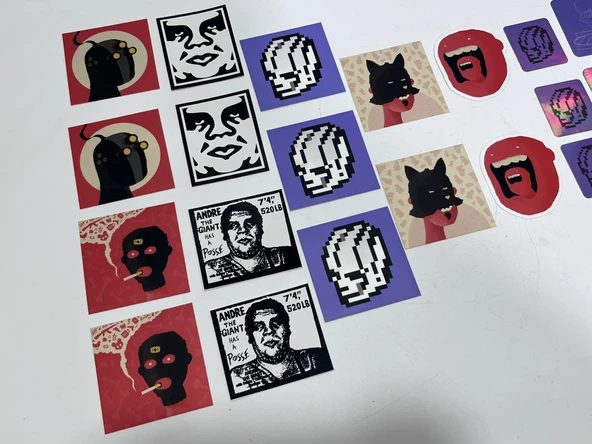 Karma Sticker Koleksiyonu 24 Adet - Resim 3