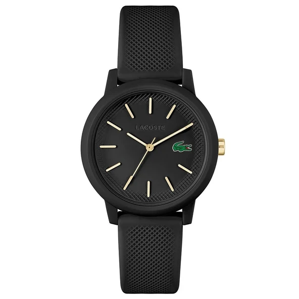 LACOSTE LAC2001212 SİYAH SİLİKON KORDON KADIN KOL SAATİ ürün görseli 1
