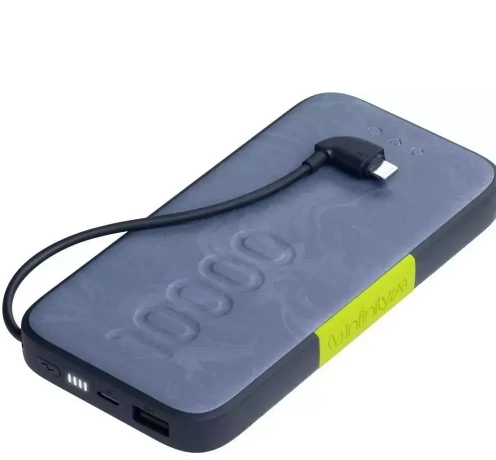Infinity Lab Instantgo 10.000 Mah Lightning (Iphone) Kablolu Mavi Powerbank ürün görseli 1
