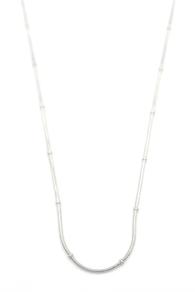 Toplu Yılan Zincir - 45cm - Gümüş ürün görseli 1
