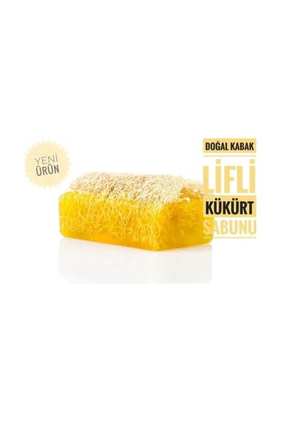 Doğal Kabak Lifli Kükürt Sabunu ürün görseli 1