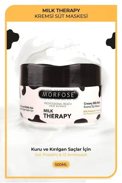 Milk Therapy Kremsi Süt Maskesi 500 ML - Bakım ve Canlılık - mrfs ürün görseli 1