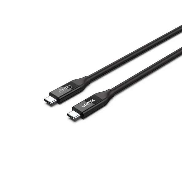 UNITEK USB4 THUNDERBOLT KABLO 0.8MT(C14100BK-0.8M) ürün görseli 1