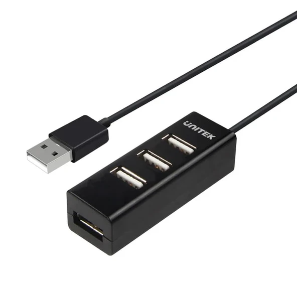 UNITEK TYPE-A TO 4 PORT USB HUB 80CM KABLO(Y-2140) ürün görseli 1
