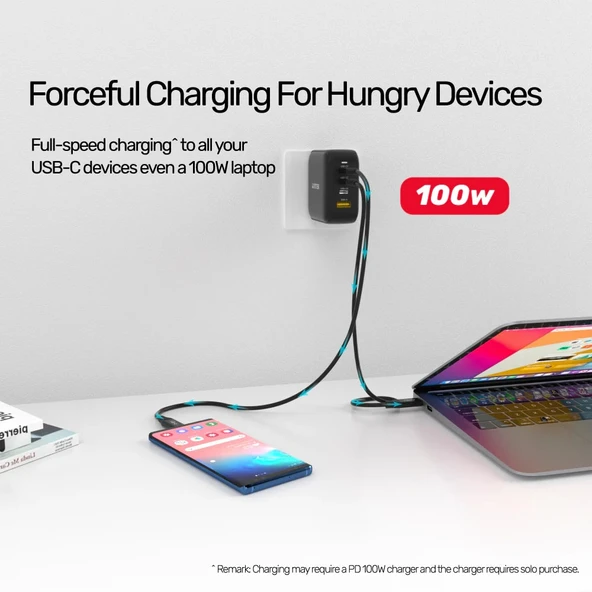 UNITEK USB4 THUNDERBOLT KABLO 0.8MT(C14100BK-0.8M) - Resim 6