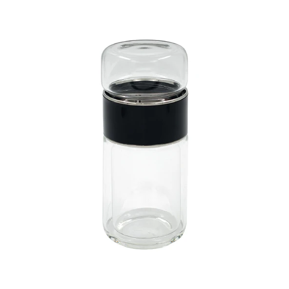 Fame 350ml Siyah Cam Demlik - Resim 2
