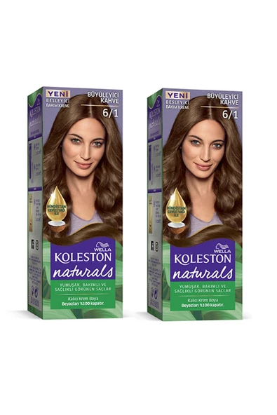 Naturals Saç Boyası Büyüleyici Kahve 6/1 2x Paket ürün görseli 1