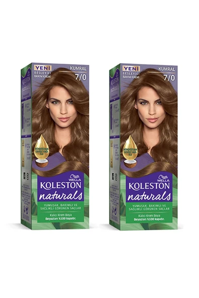 Naturals Saç Boyası Kumral 7/0 2x Paket ürün görseli 1