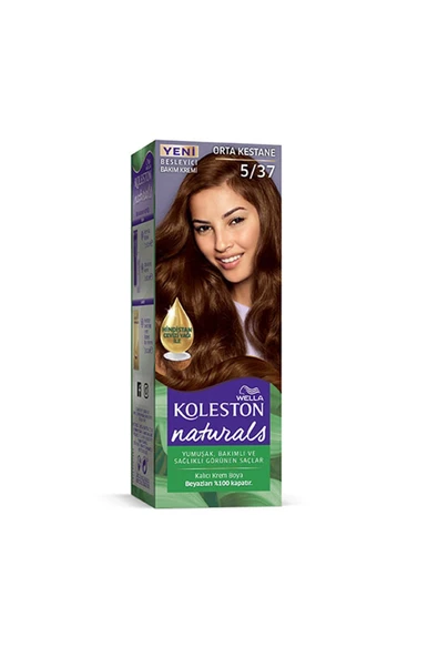 Naturals Saç Boyası Orta Kestane 5/37 ürün görseli 1
