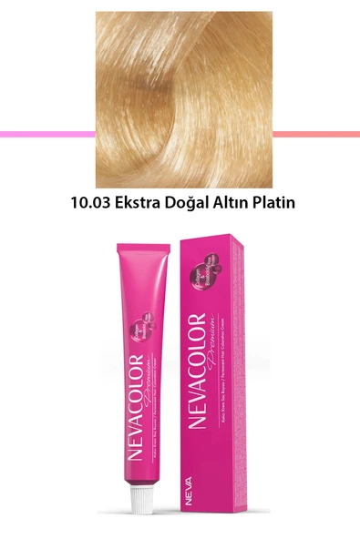 Premium 10.03 Ekstra Doğal Altın Platin - Kalıcı Krem Saç Boyası 50 g Tüp ürün görseli 1