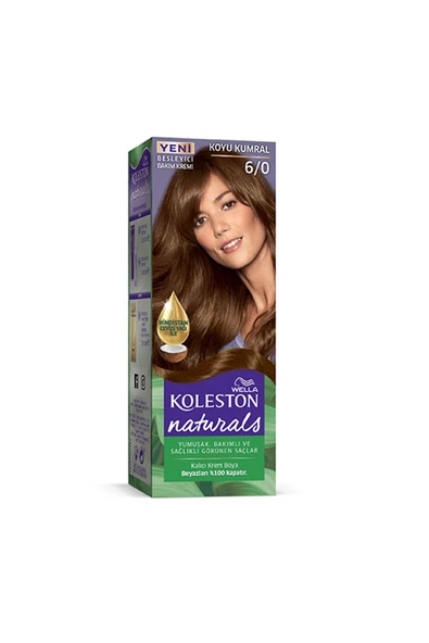 Naturals Saç Boyası Koyu Kumral 6/0 ürün görseli 1