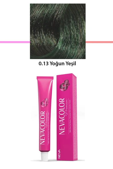 Premium 0.13 Yoğun Yeşil - Kalıcı Krem Saç Boyası 50 g Tüp ürün görseli 1
